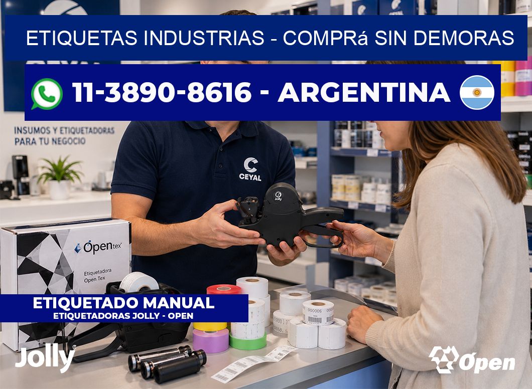 ETIQUETAS INDUSTRIAS – Comprá sin demoras