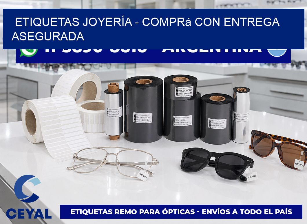 ETIQUETAS JOYERÍA - Comprá con entrega asegurada
