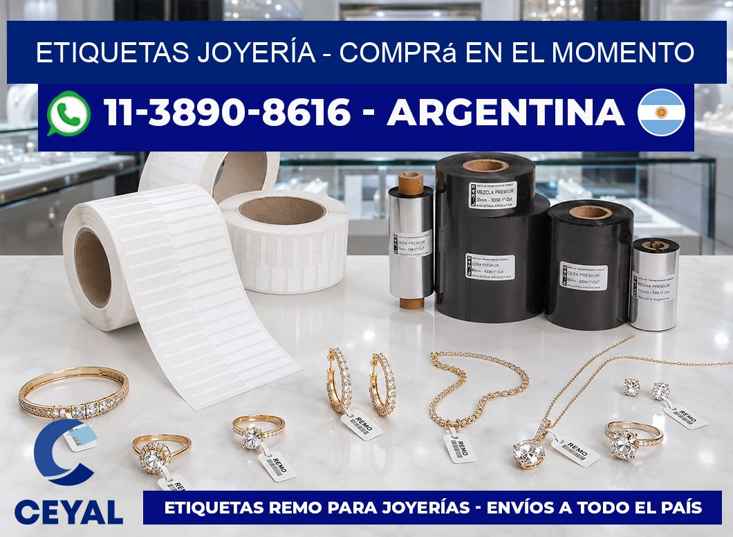 ETIQUETAS JOYERÍA – Comprá en el momento