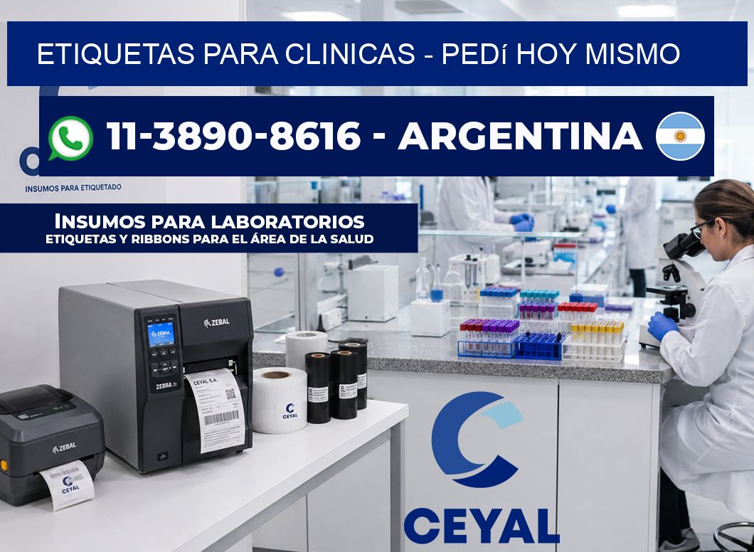 ETIQUETAS PARA CLINICAS - Pedí hoy mismo