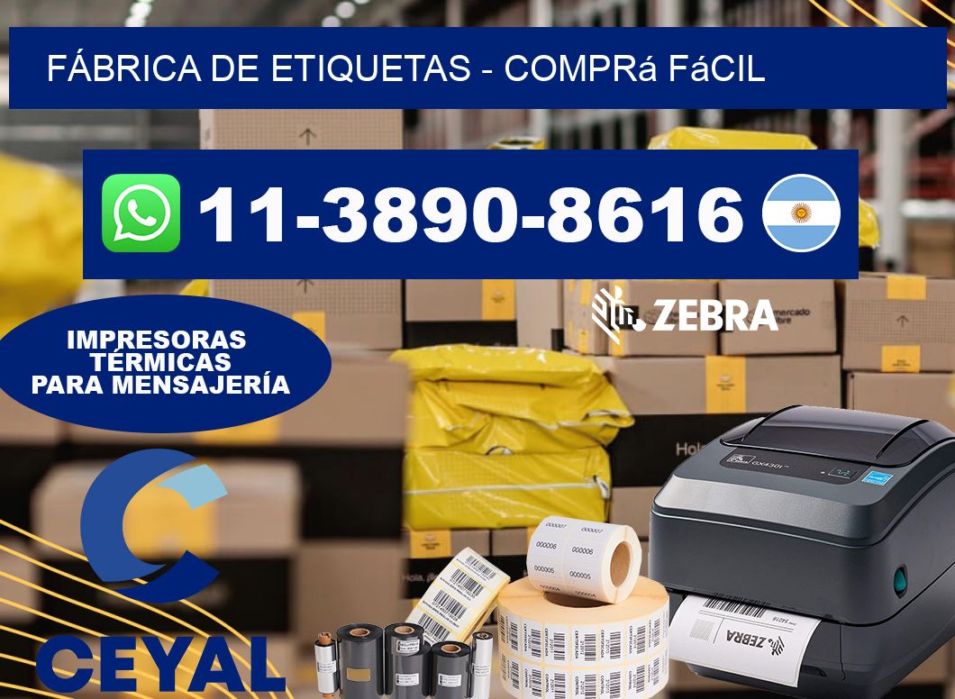 FÁBRICA DE ETIQUETAS - Comprá fácil