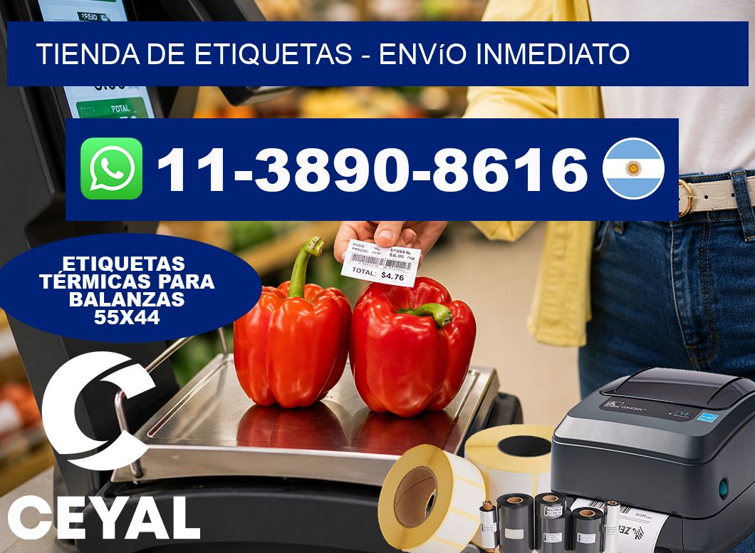 TIENDA DE ETIQUETAS - Envío inmediato