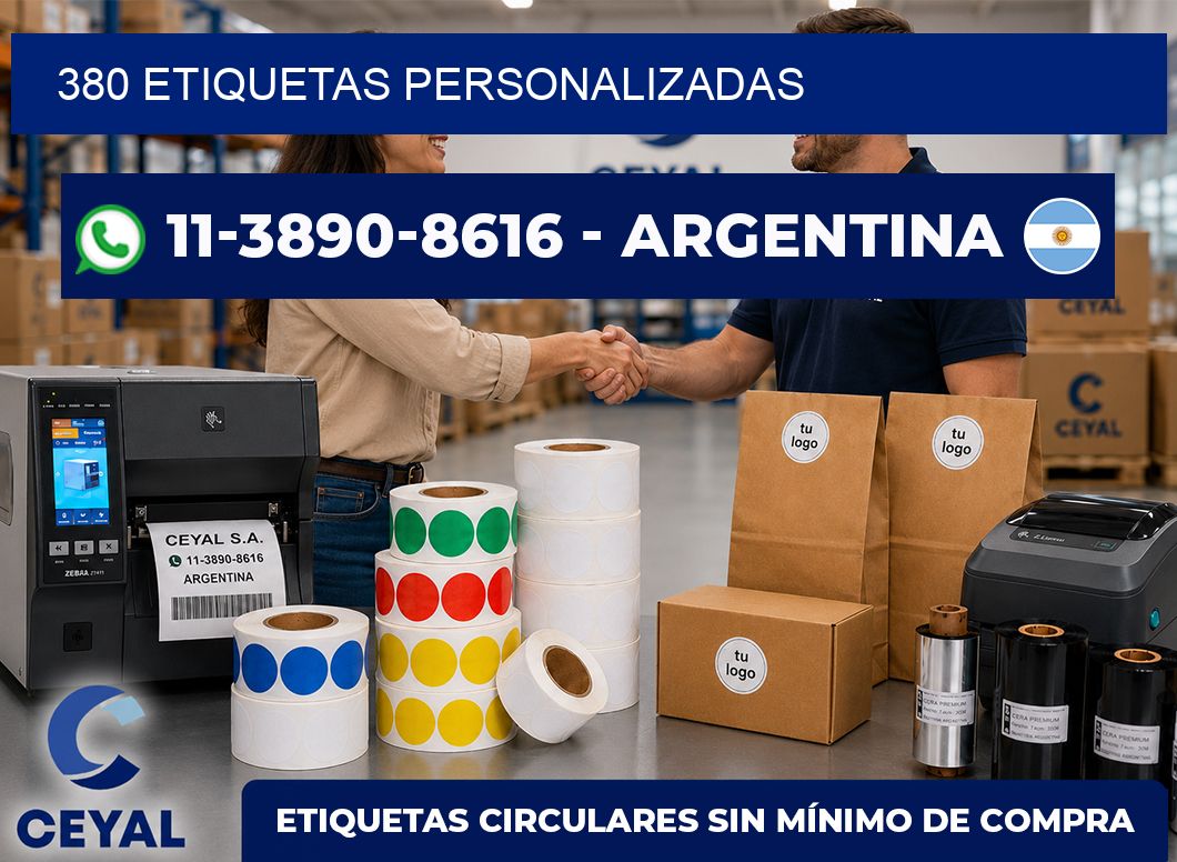 380 ETIQUETAS PERSONALIZADAS