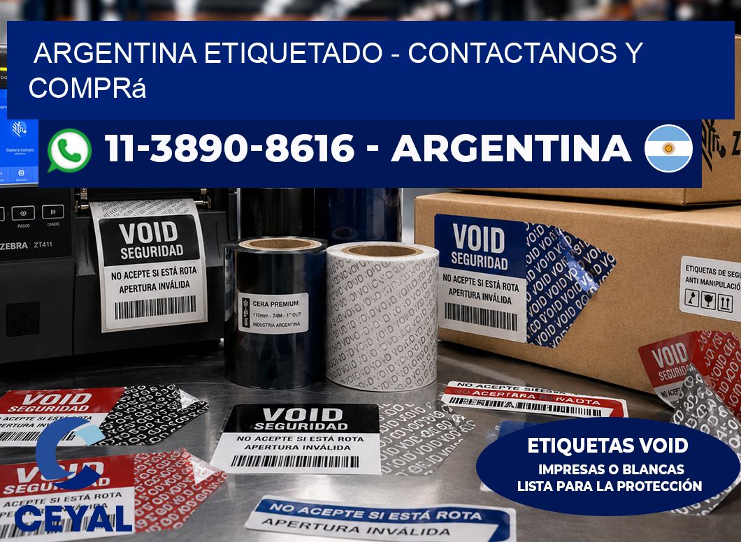 ARGENTINA ETIQUETADO - Contactanos y comprá