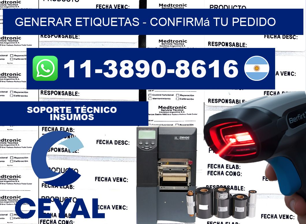 GENERAR ETIQUETAS - Confirmá tu pedido