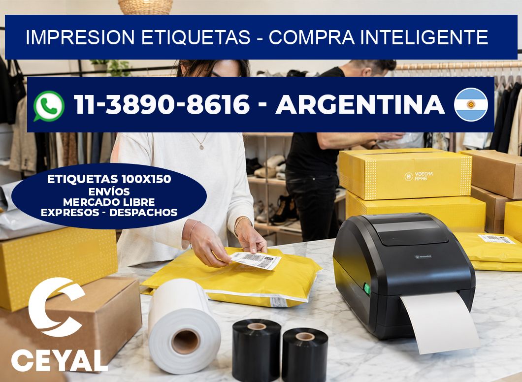 IMPRESION ETIQUETAS - Compra inteligente