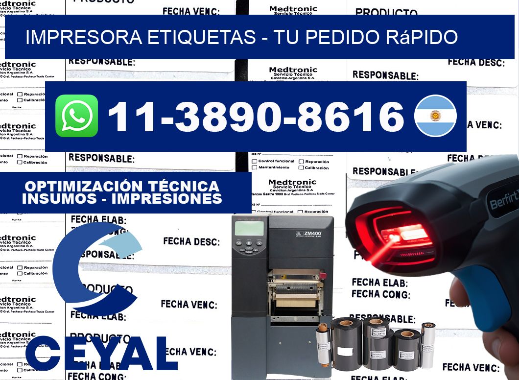 IMPRESORA ETIQUETAS - Tu pedido rápido