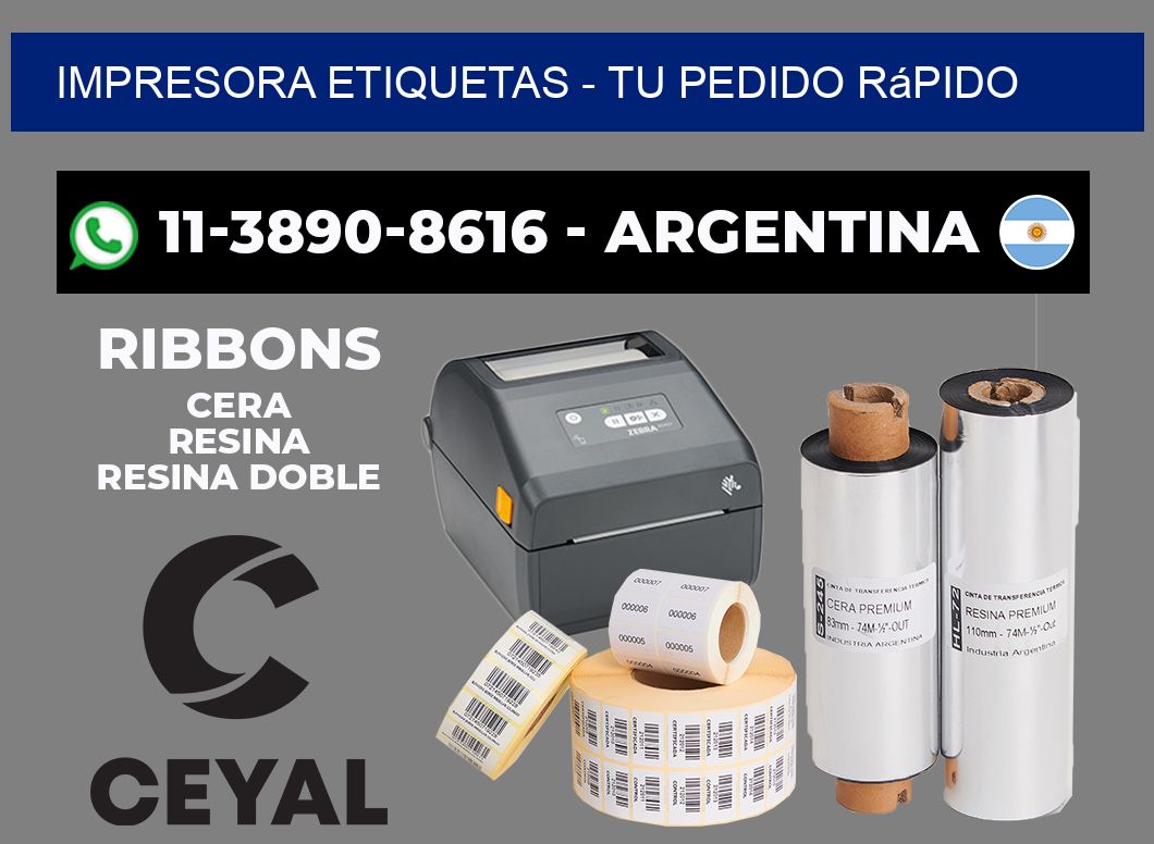 IMPRESORA ETIQUETAS - Tu pedido rápido