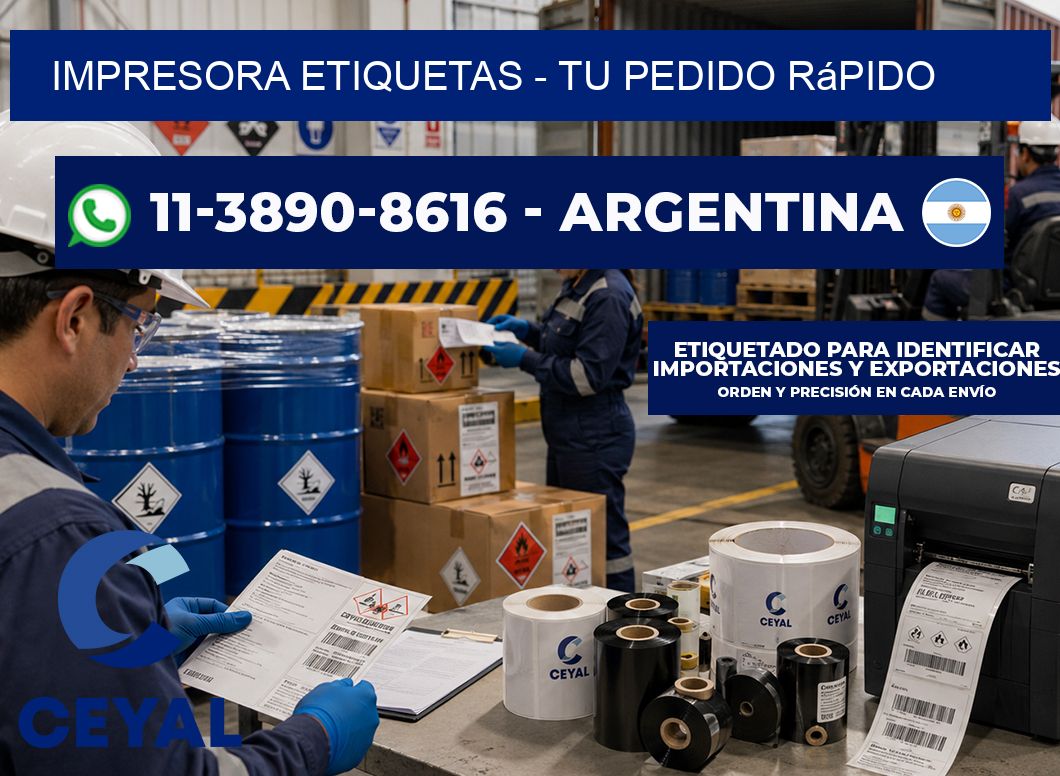 IMPRESORA ETIQUETAS – Tu pedido rápido