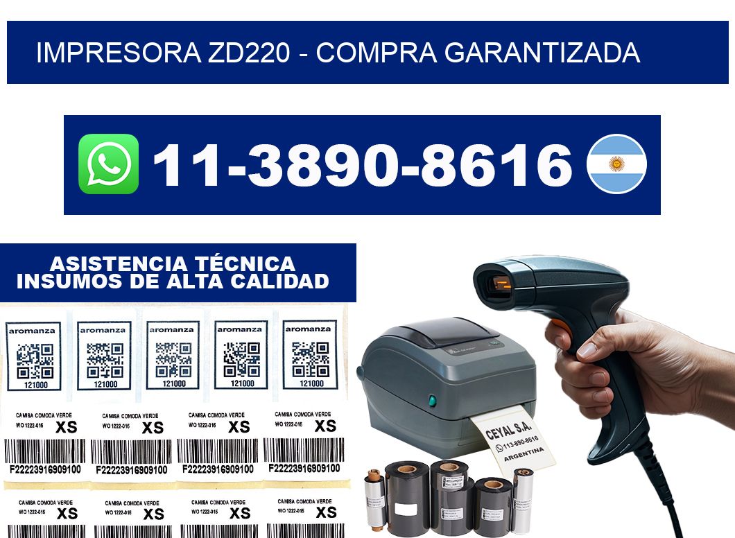 IMPRESORA ZD220 - Compra garantizada