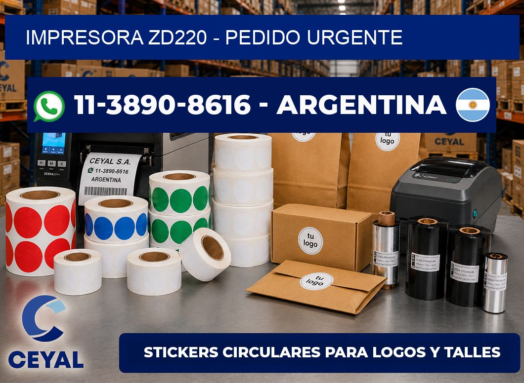 IMPRESORA ZD220 - Pedido urgente