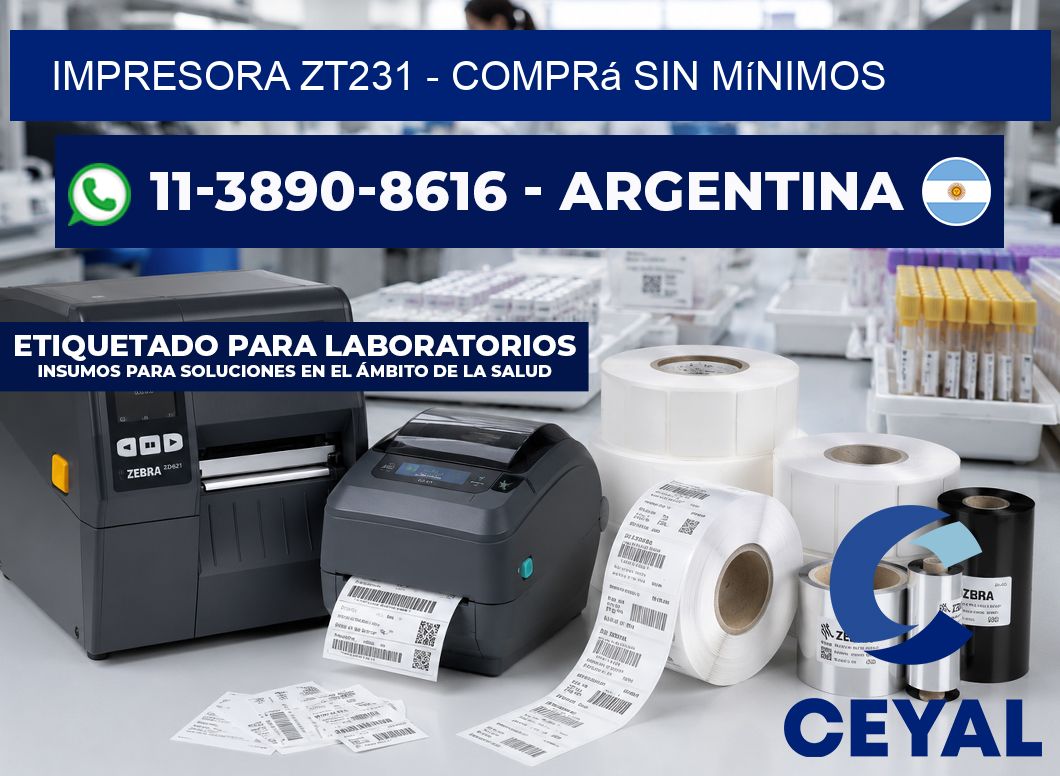 IMPRESORA ZT231 - Comprá sin mínimos