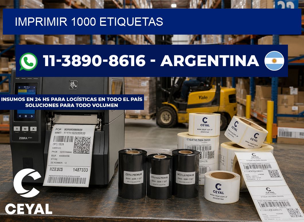 IMPRIMIR 1000 ETIQUETAS