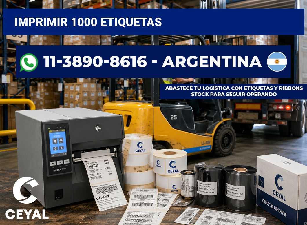 IMPRIMIR 1000 ETIQUETAS