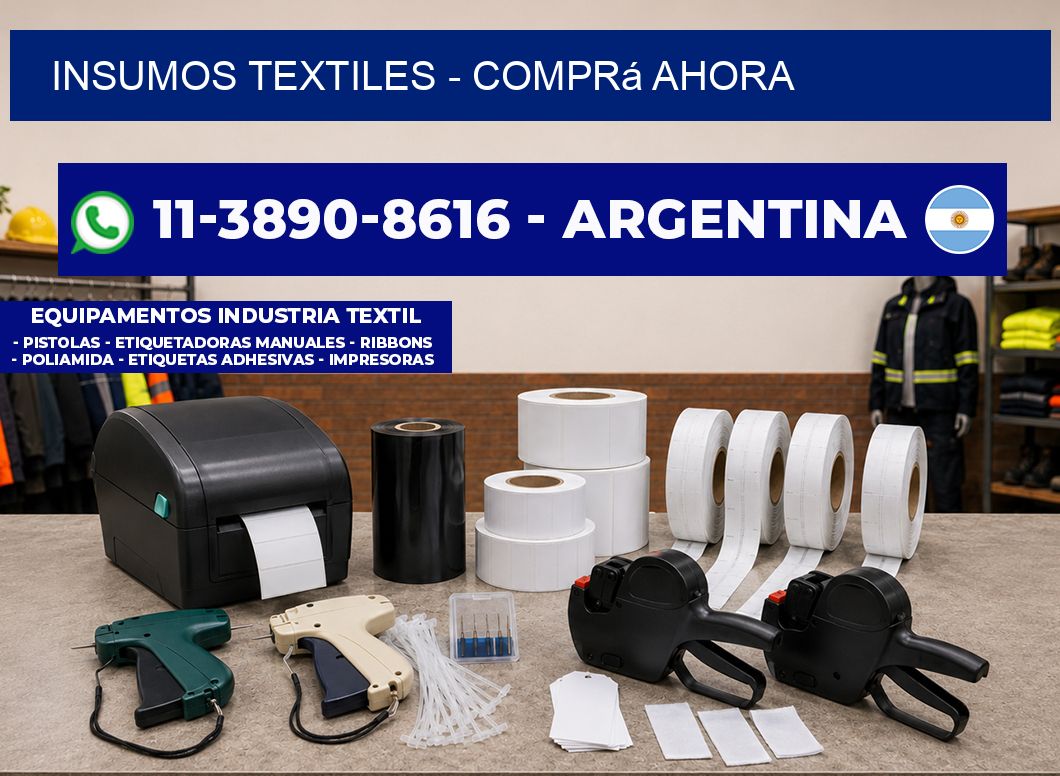 INSUMOS TEXTILES – Comprá ahora