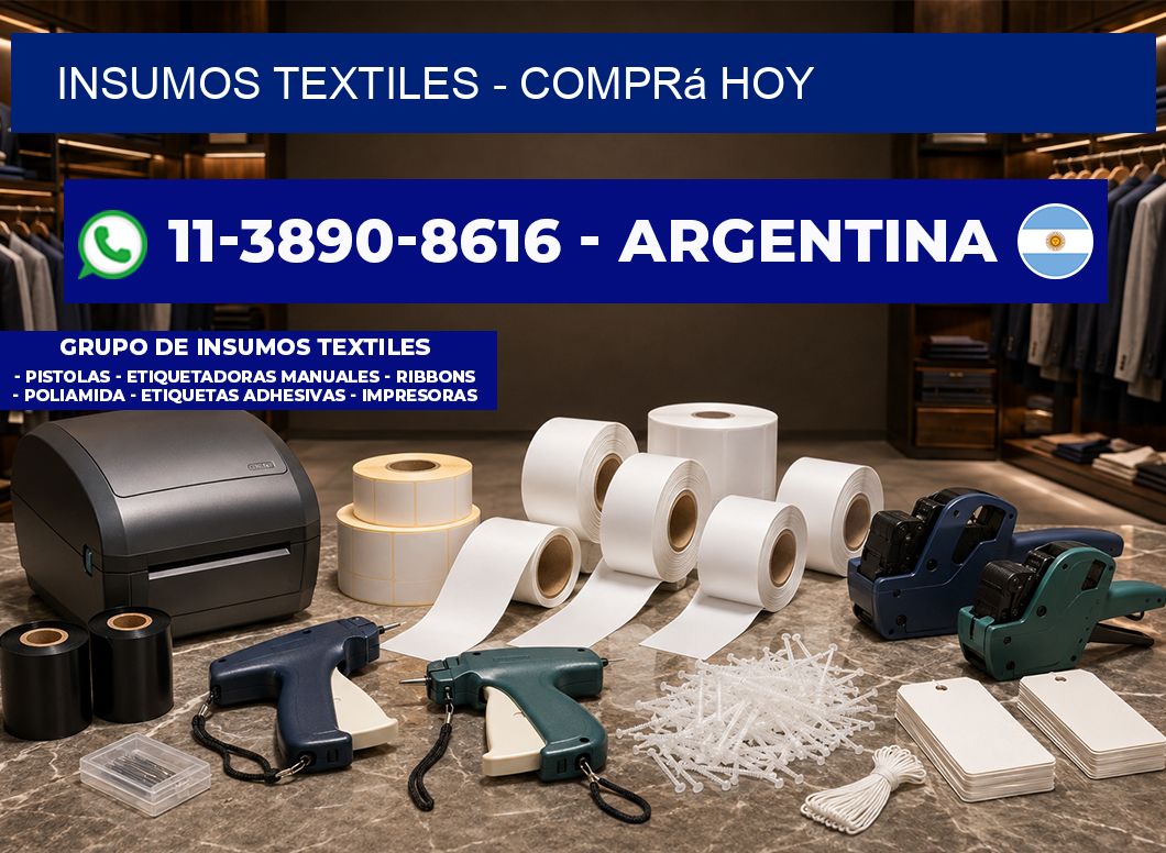 INSUMOS TEXTILES - Comprá hoy