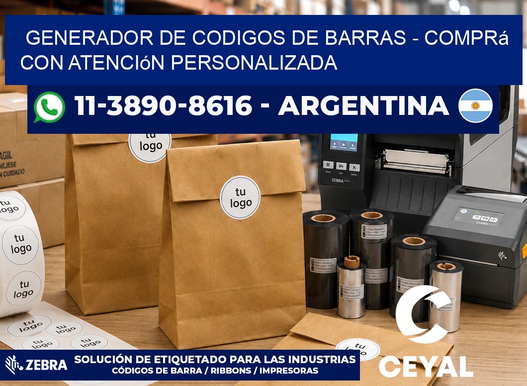 generador de codigos de barras – Comprá con atención personalizada