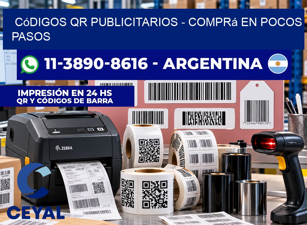 Códigos QR Publicitarios - Comprá en pocos pasos
