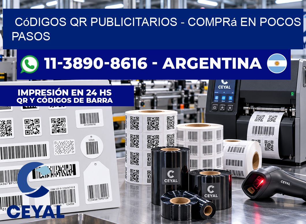 Códigos QR Publicitarios - Comprá en pocos pasos