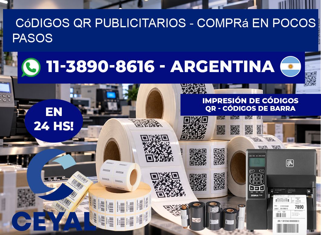 Códigos QR Publicitarios - Comprá en pocos pasos