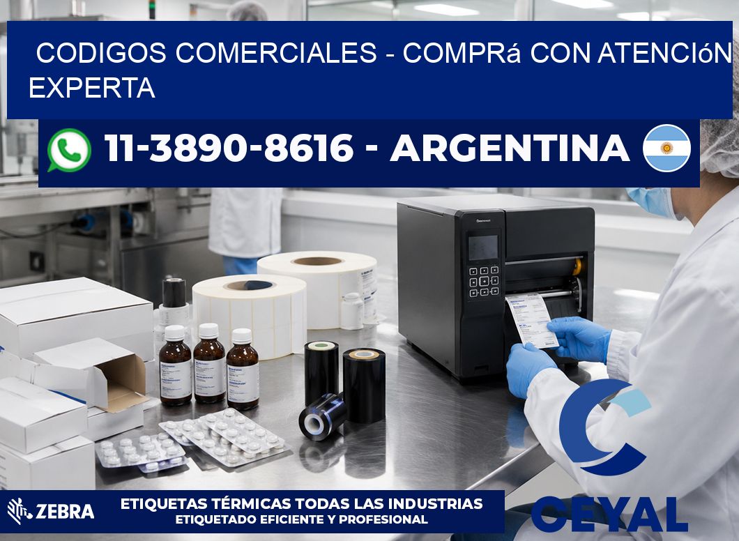Codigos comerciales - Comprá con atención experta