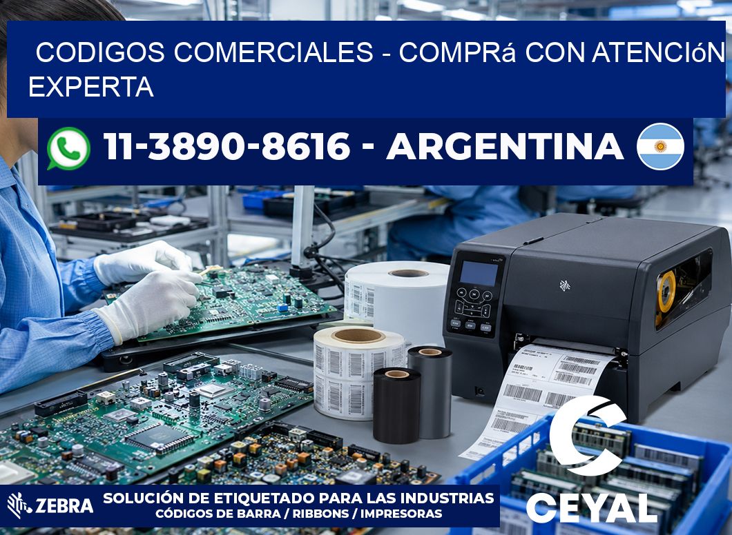 Codigos comerciales – Comprá con atención experta