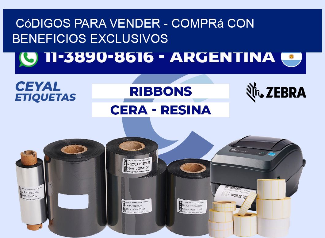 Códigos para vender - Comprá con beneficios exclusivos