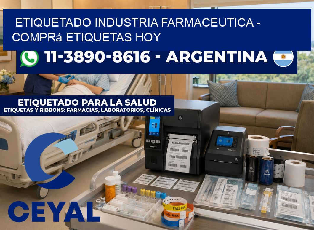 ETIQUETADO INDUSTRIA FARMACEUTICA - Comprá etiquetas hoy