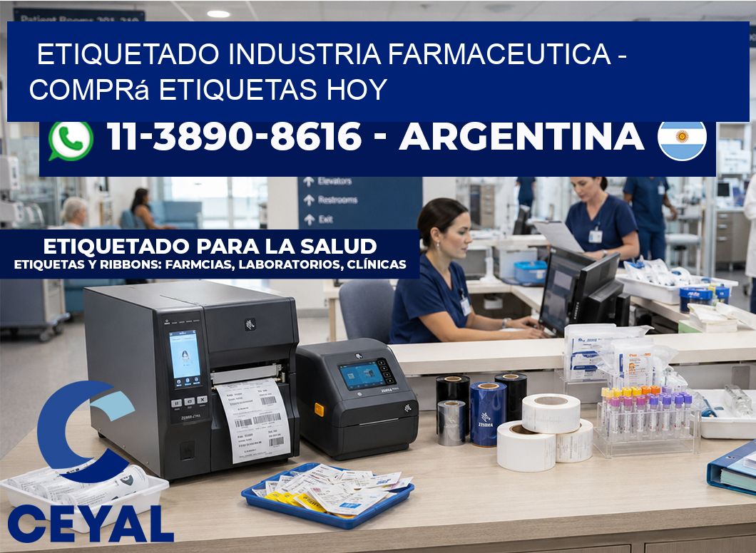 ETIQUETADO INDUSTRIA FARMACEUTICA – Comprá etiquetas hoy