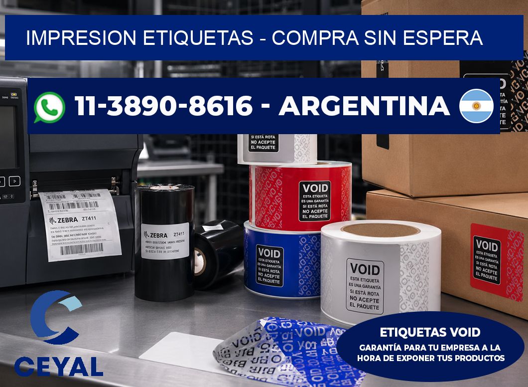 IMPRESION ETIQUETAS – Compra sin espera