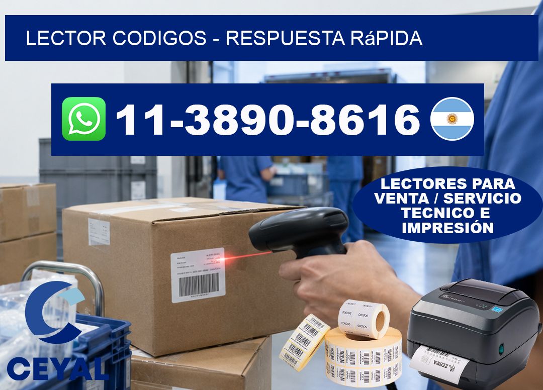 LECTOR CODIGOS - Respuesta rápida