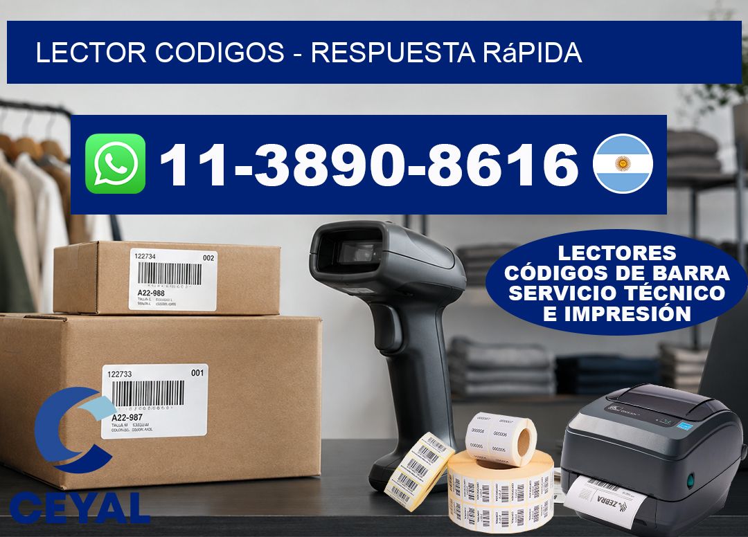 LECTOR CODIGOS - Respuesta rápida
