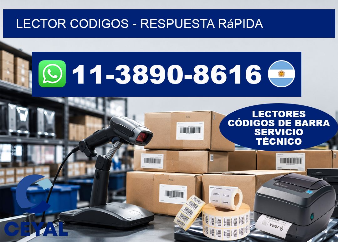 LECTOR CODIGOS – Respuesta rápida