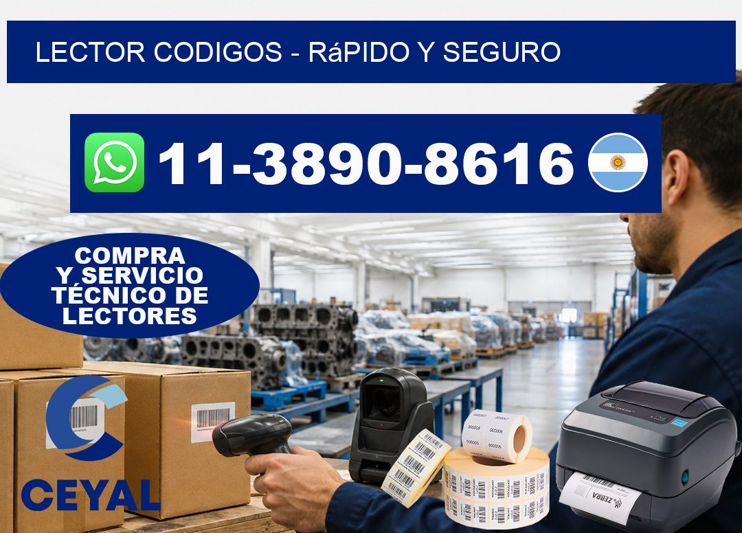 LECTOR CODIGOS - rápido y seguro