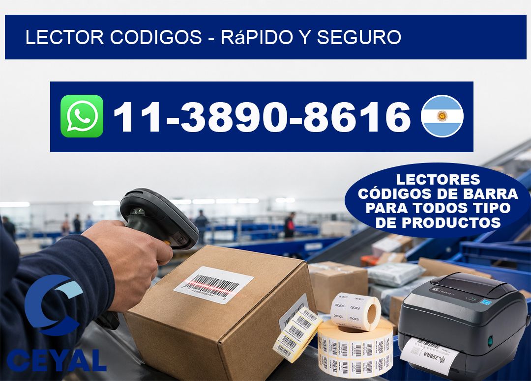 LECTOR CODIGOS - rápido y seguro