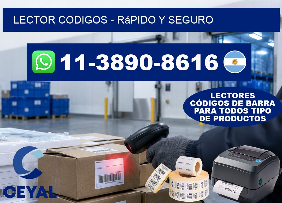 LECTOR CODIGOS – rápido y seguro