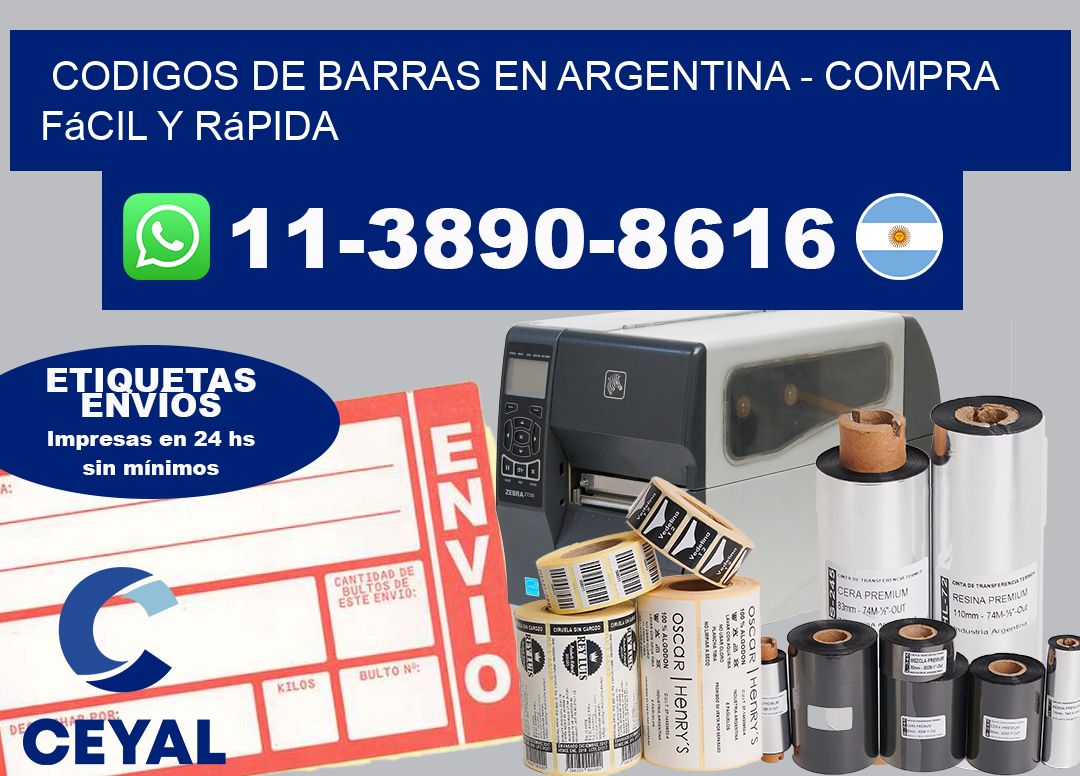 codigos de barras en argentina - Compra fácil y rápida