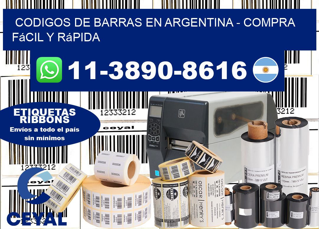 codigos de barras en argentina - Compra fácil y rápida