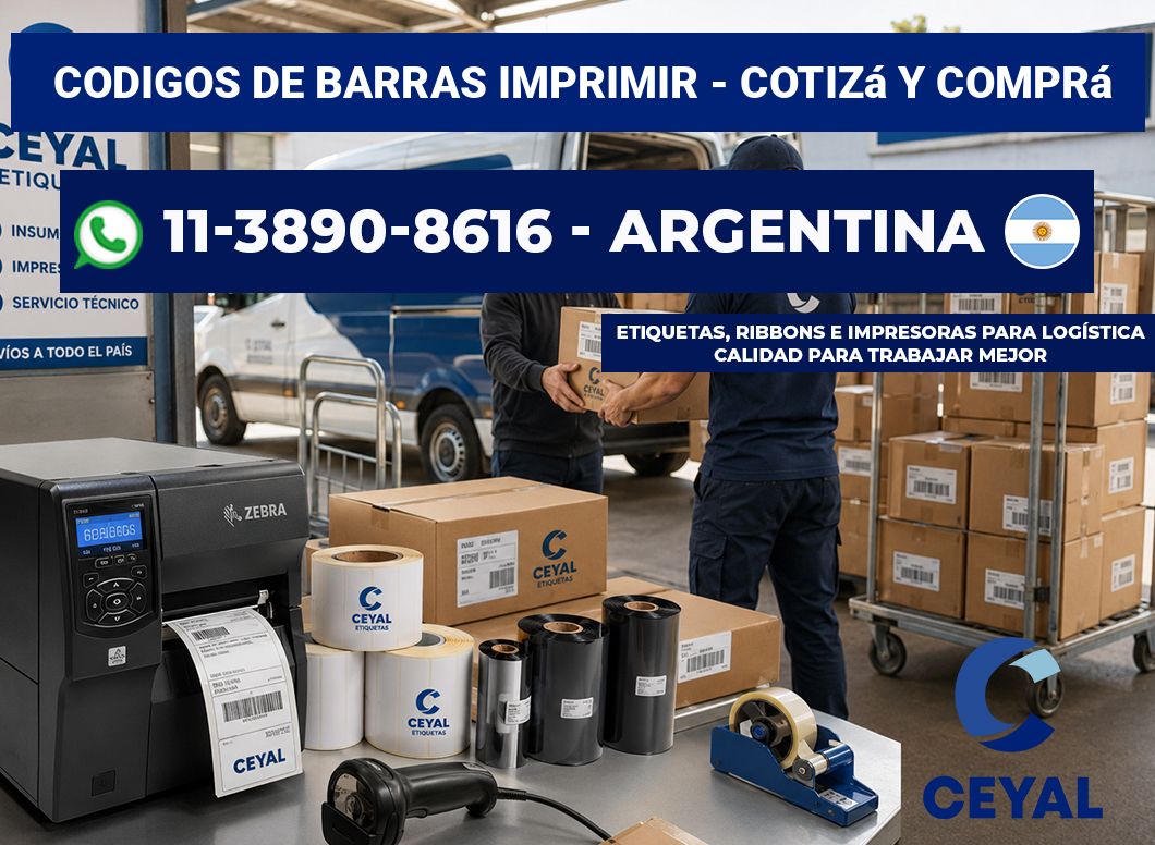 codigos de barras imprimir - Cotizá y comprá