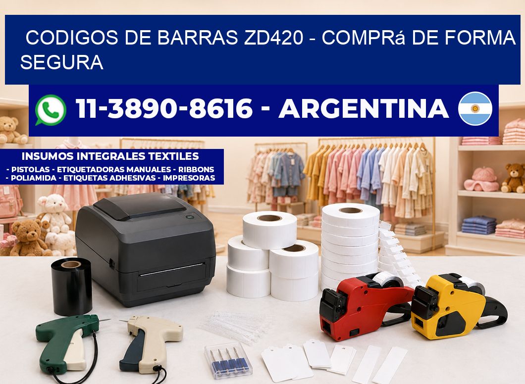 codigos de barras zd420 - Comprá de forma segura