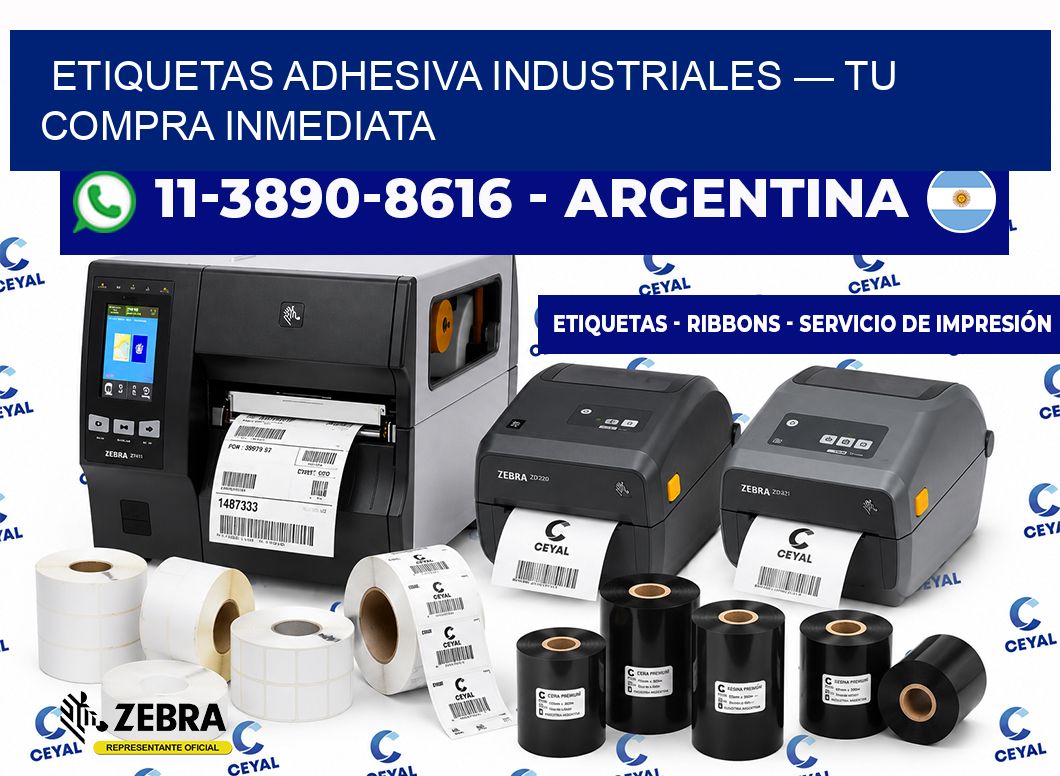 etiquetas adhesiva industriales — Tu compra inmediata