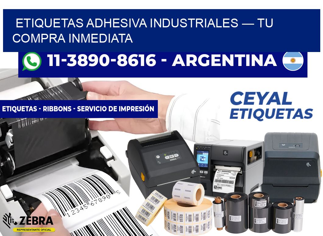 etiquetas adhesiva industriales — Tu compra inmediata