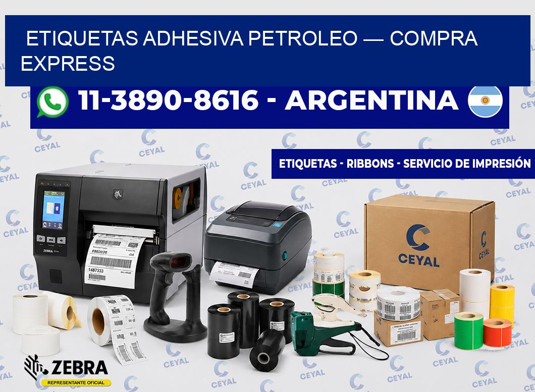 etiquetas adhesiva petroleo — Compra express
