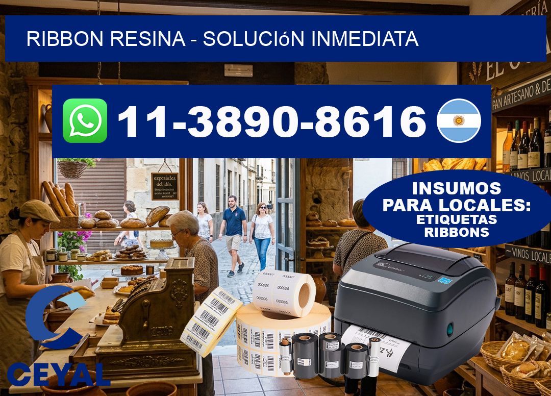 ribbon resina – Solución inmediata