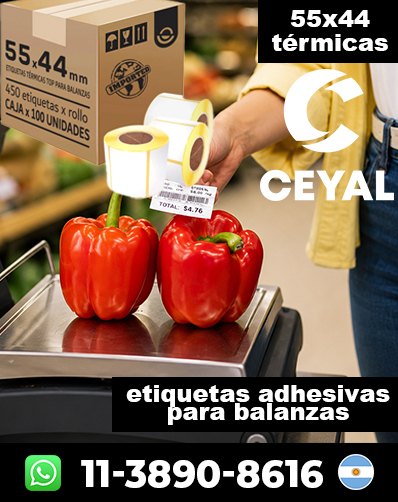 ETIQUETAS ROLLO BALANZA – Tu entrega asegurada