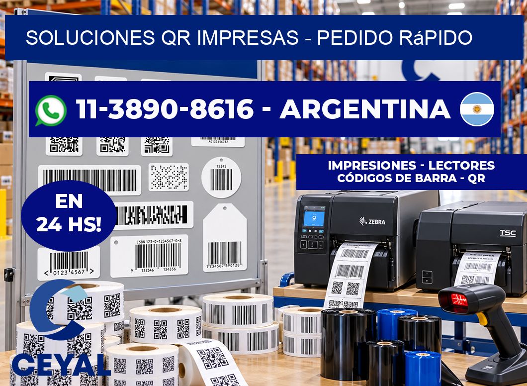 Soluciones QR Impresas - Pedido rápido