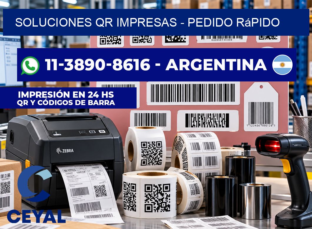 Soluciones QR Impresas – Pedido rápido